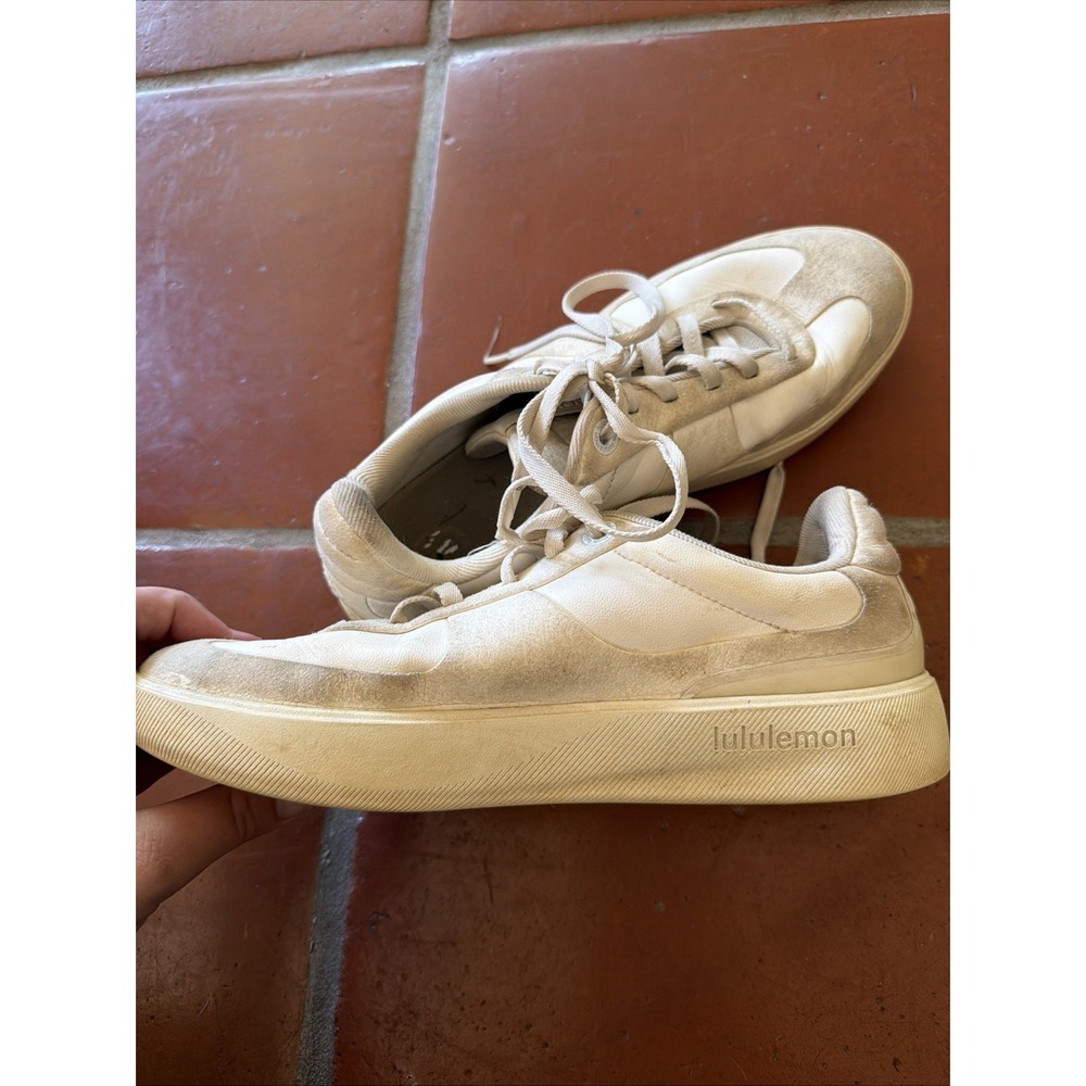 Lululemon Cityverse Sneakers LW9FFIS Womens US 8 Cream White - Picture 5 of 6
